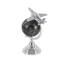 12&#x22; Silver Aluminum Glam Globe